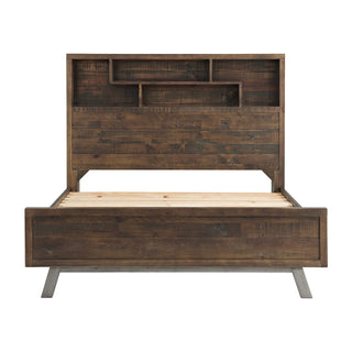 Armadale King Bed with Bookcase Headboard